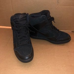 Nike high top wedge dunks
